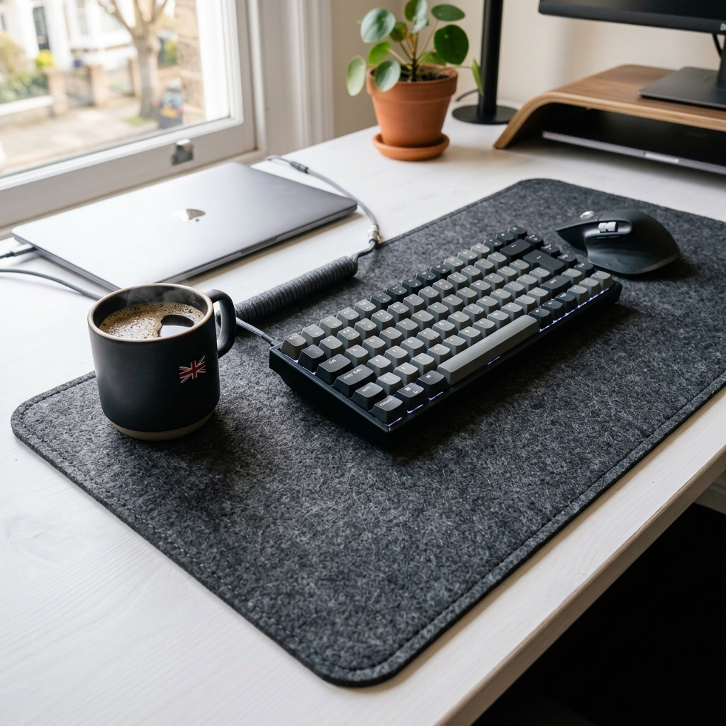 Desk organization guide and product from Home Office Edit