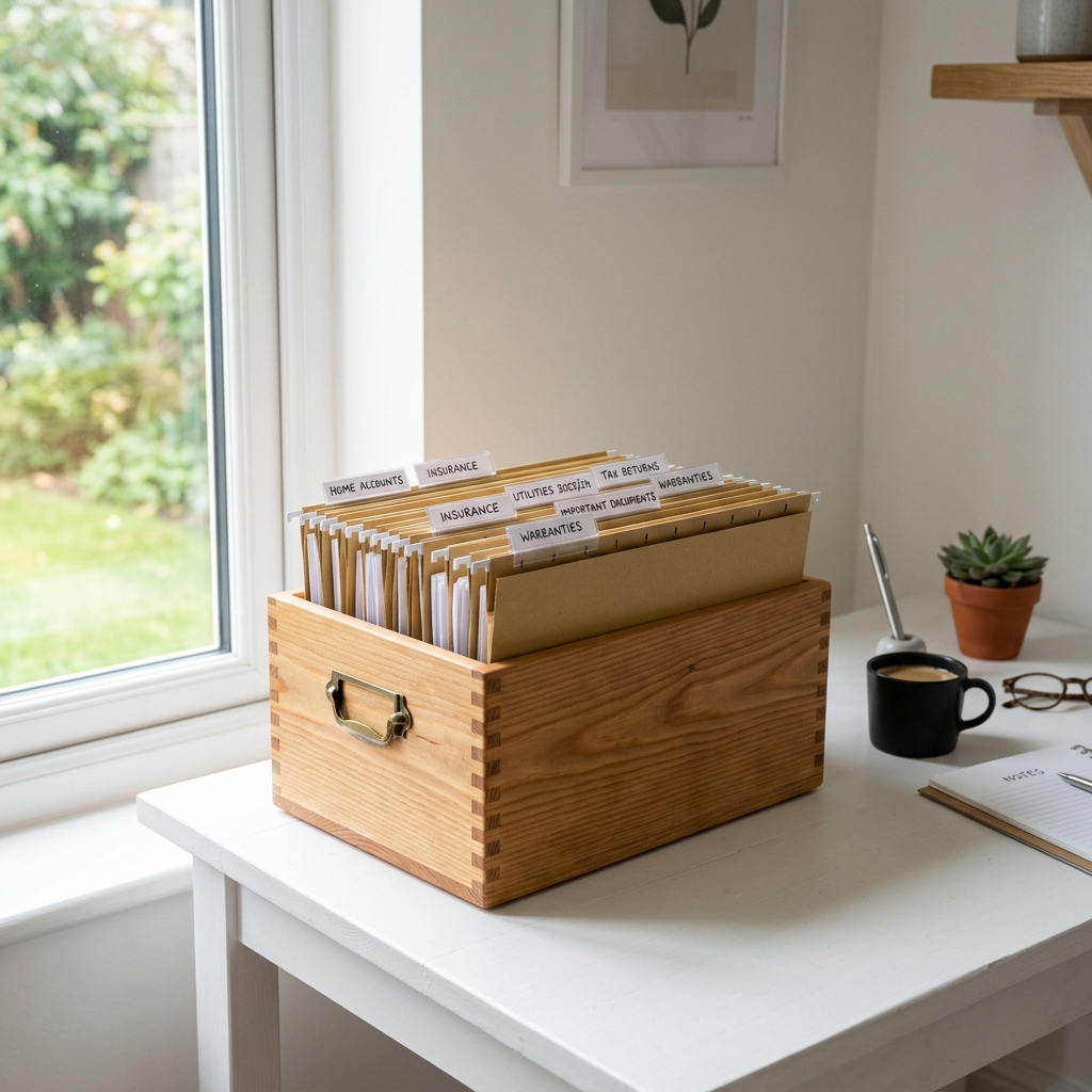 Desk organization guide and product from Home Office Edit