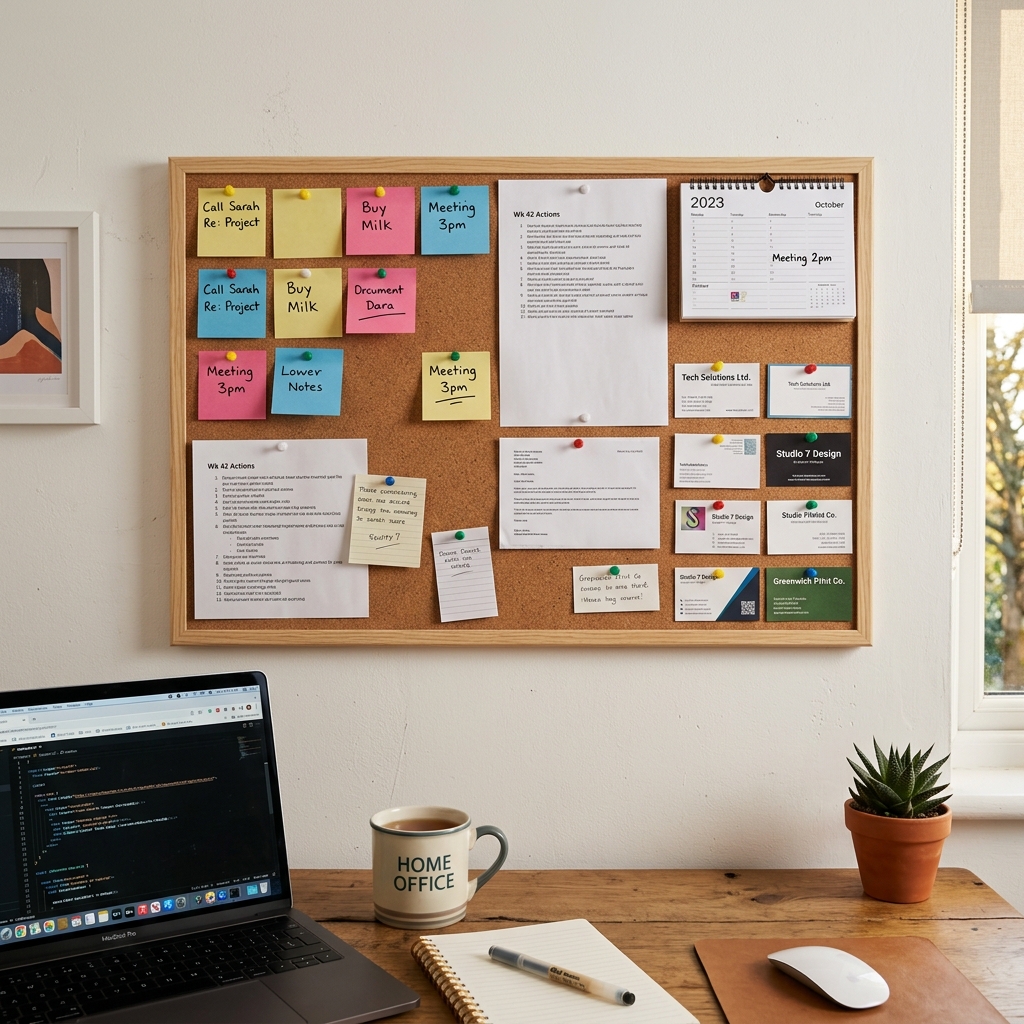 Desk organization guide and product from Home Office Edit