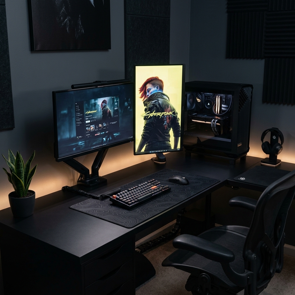 Gaming setup guide and product from Home Office Edit
