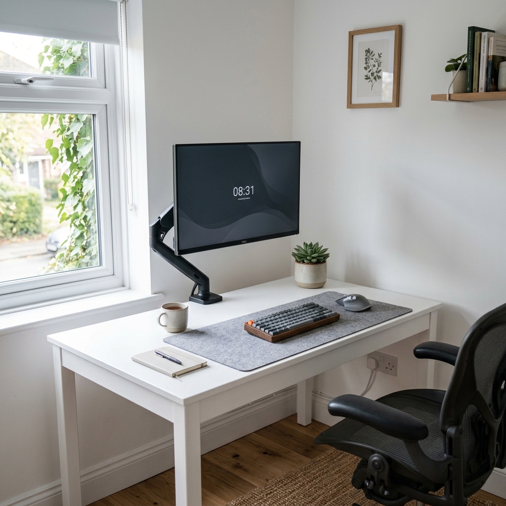 Small home office setup idea from Home Office Edit