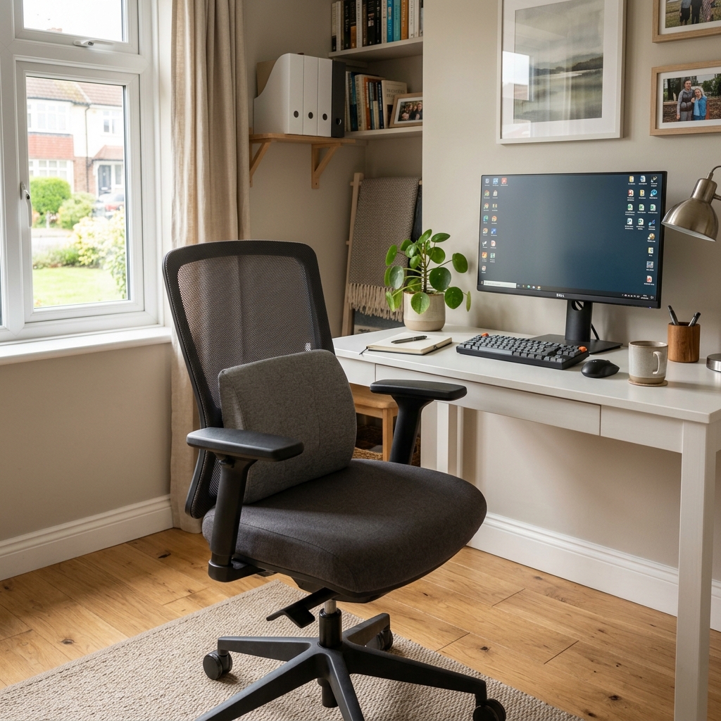 Small home office setup idea from Home Office Edit