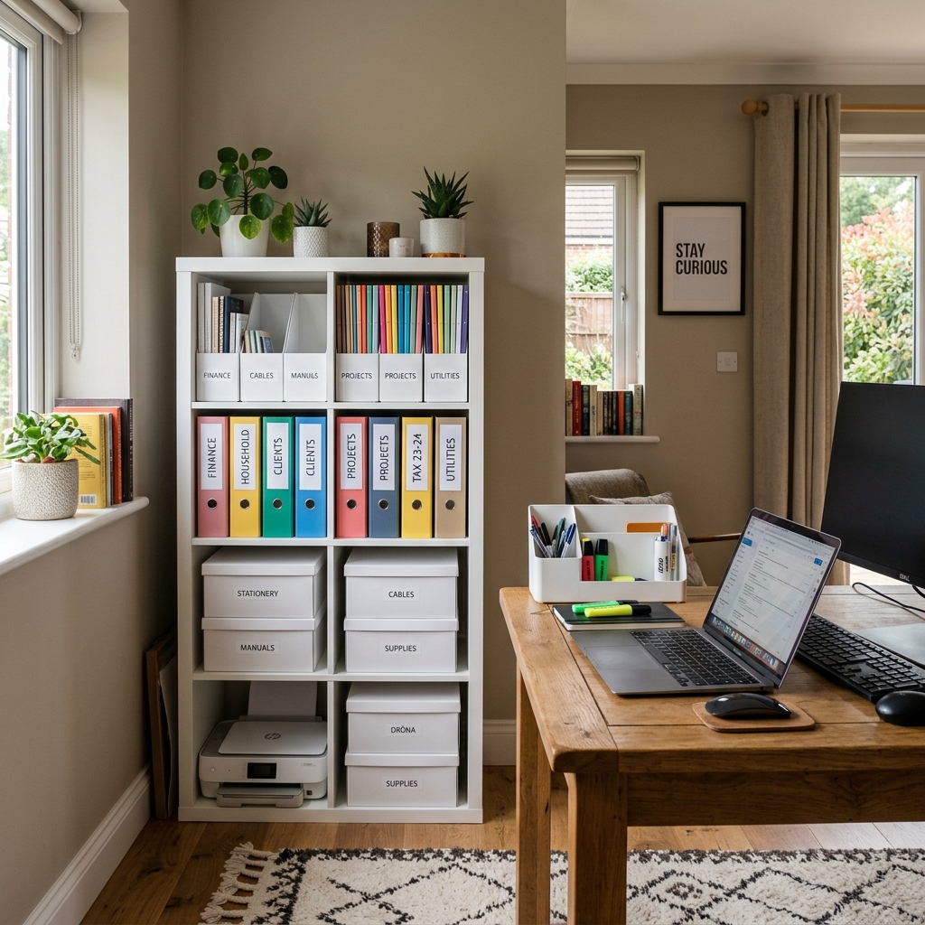 Small home office setup idea from Home Office Edit