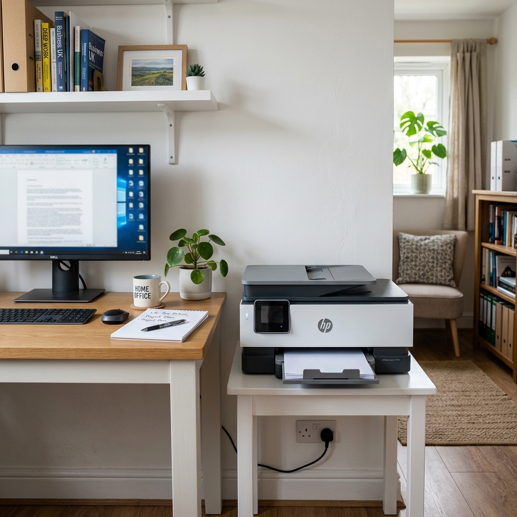 Small home office setup idea from Home Office Edit