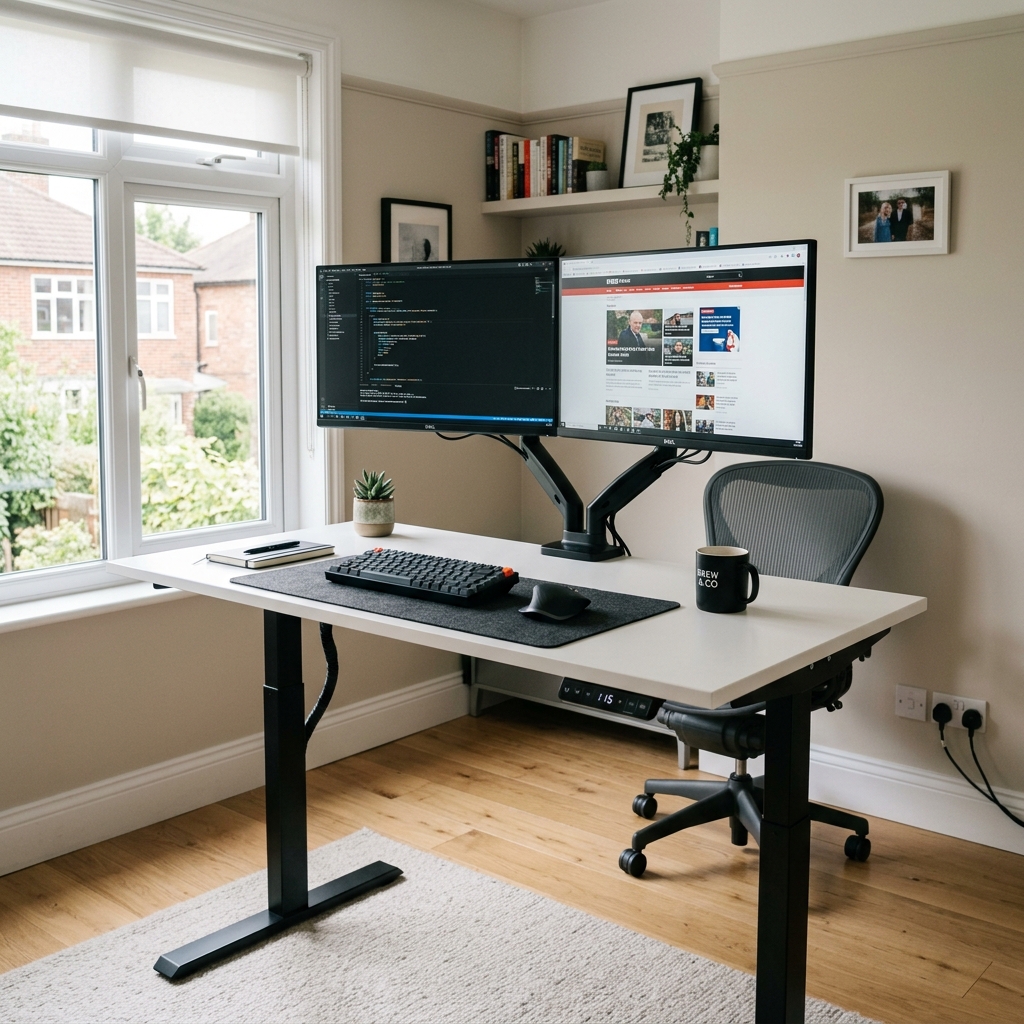 Small home office setup idea from Home Office Edit