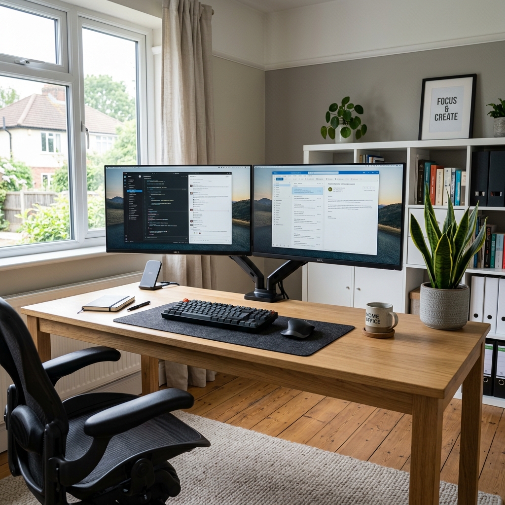 Small home office setup idea from Home Office Edit