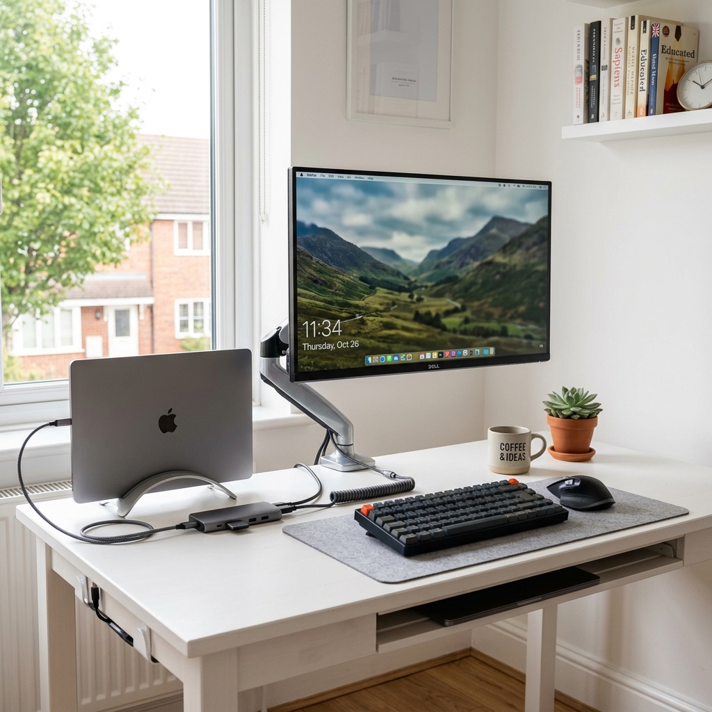 Small home office setup idea from Home Office Edit