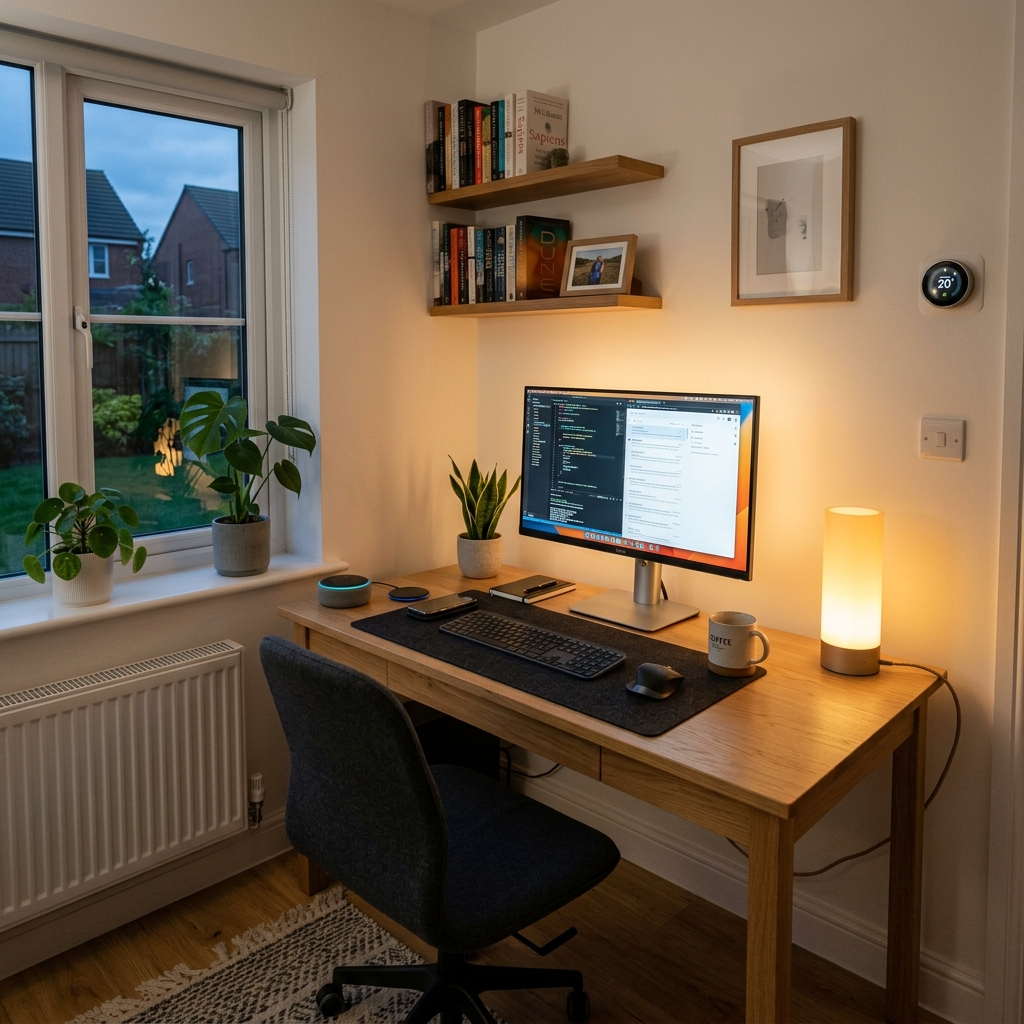 Small home office setup idea from Home Office Edit
