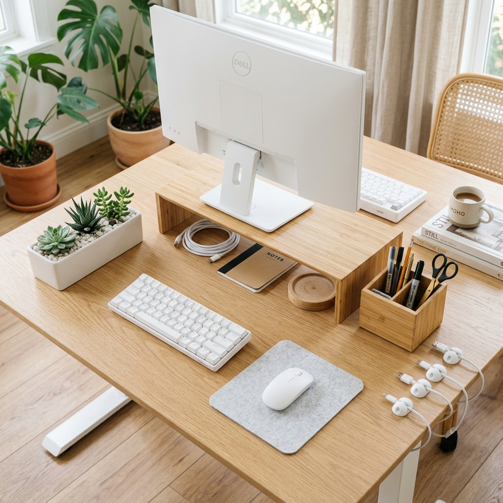 Workspace lighting guide and product from Home Office Edit