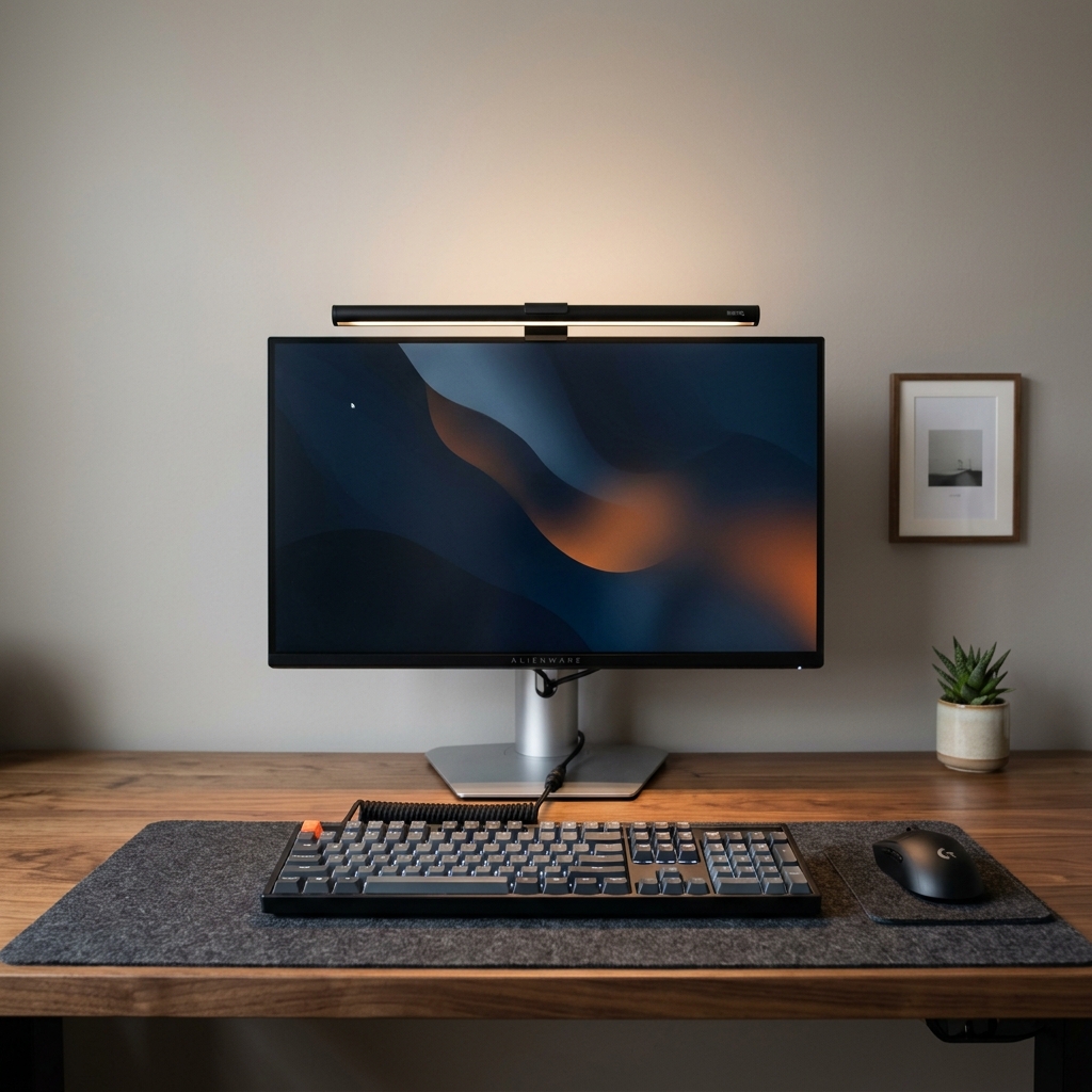 Minimal desk setup guide from Home Office Edit