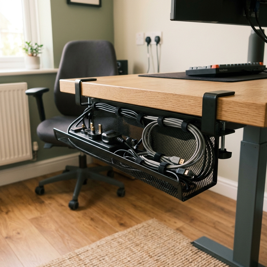 Minimal desk setup guide from Home Office Edit