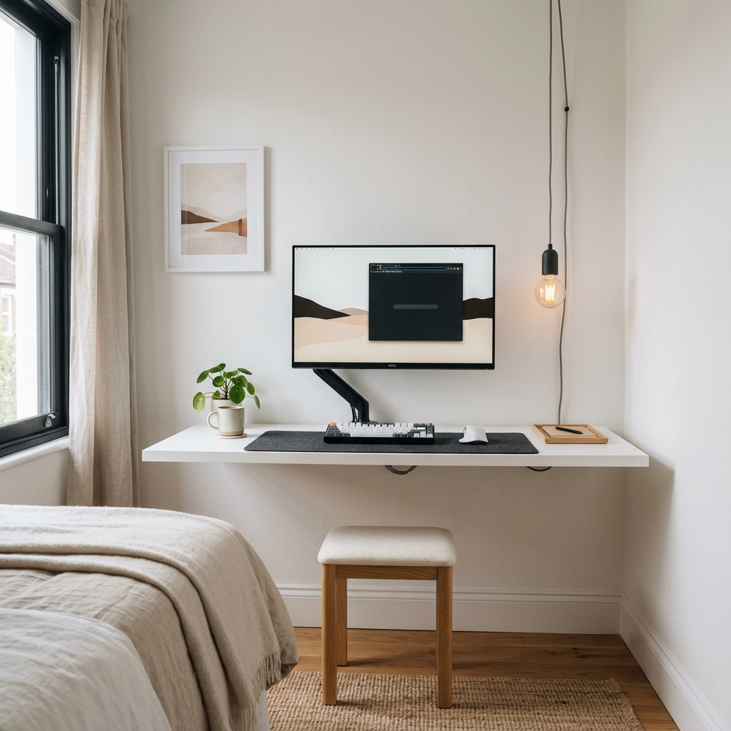 Minimal desk setup guide from Home Office Edit