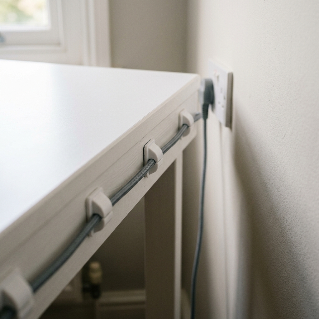 Minimal desk setup guide from Home Office Edit